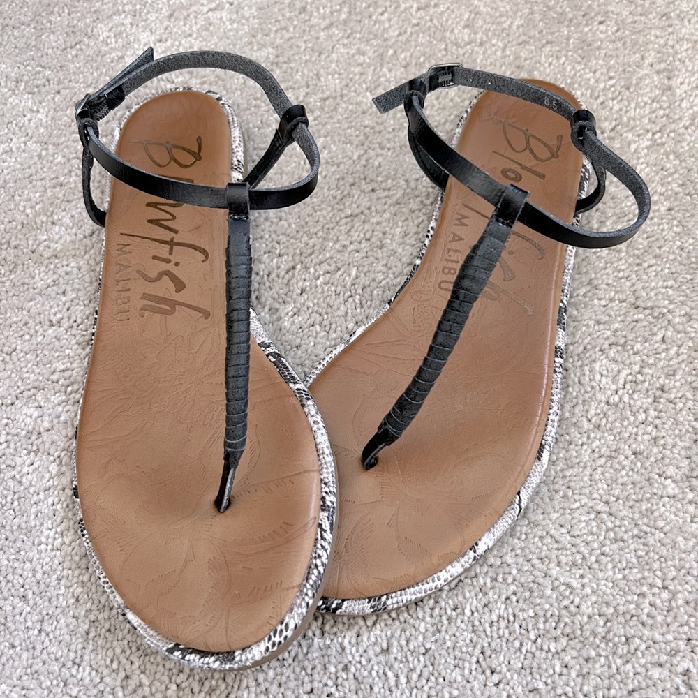Woman’s Blowfish Malibu sandals size 8 1/2. Pre-owned in great condition